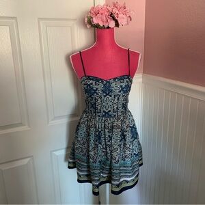Band of Gypsies size small Spaghetti Strap Bohemian Dress, Natural Waist